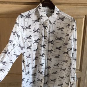 Equipment 100% silk blouse size small.